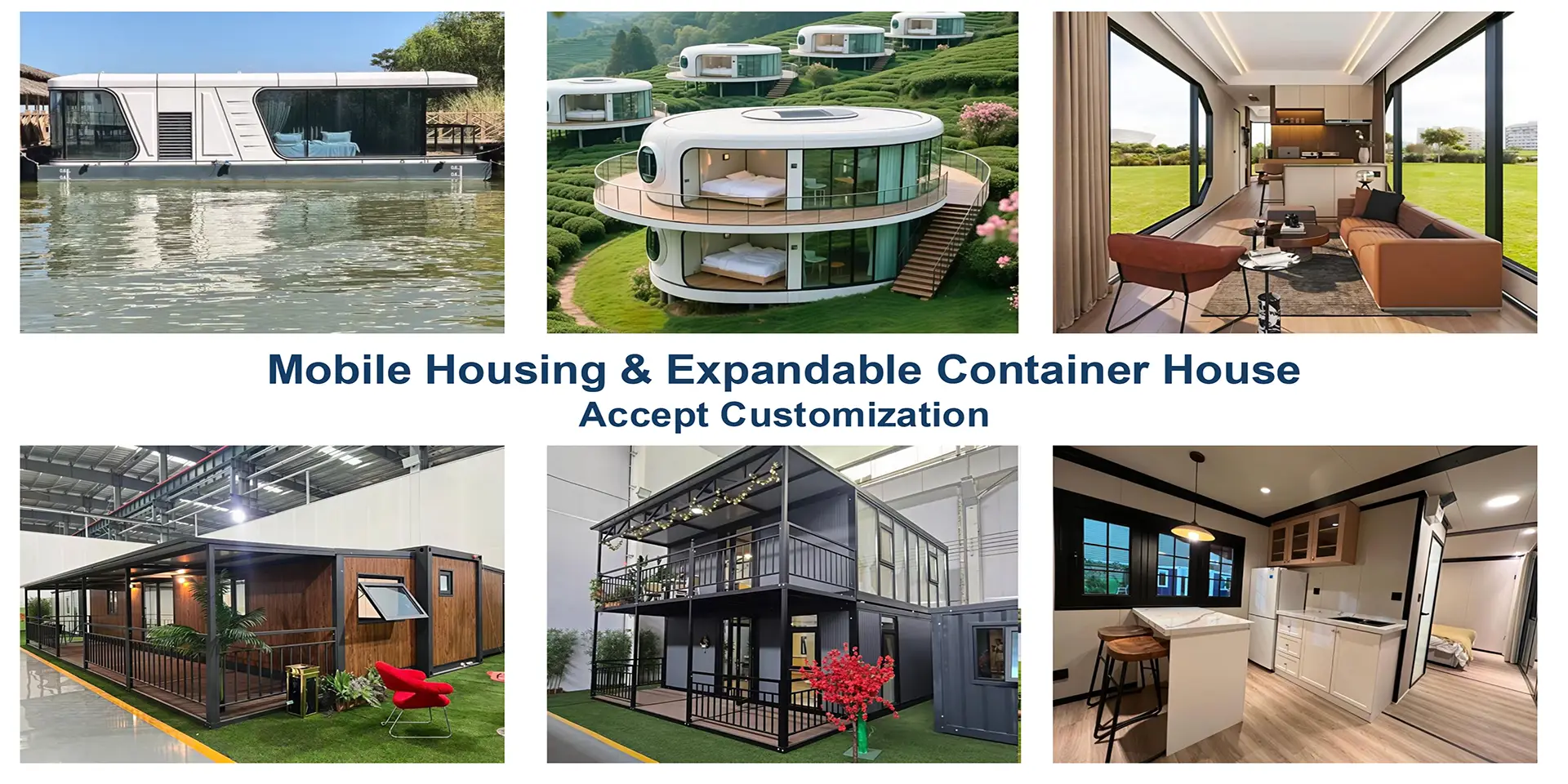 Mobile housing and expandable container houses, customisation accepted