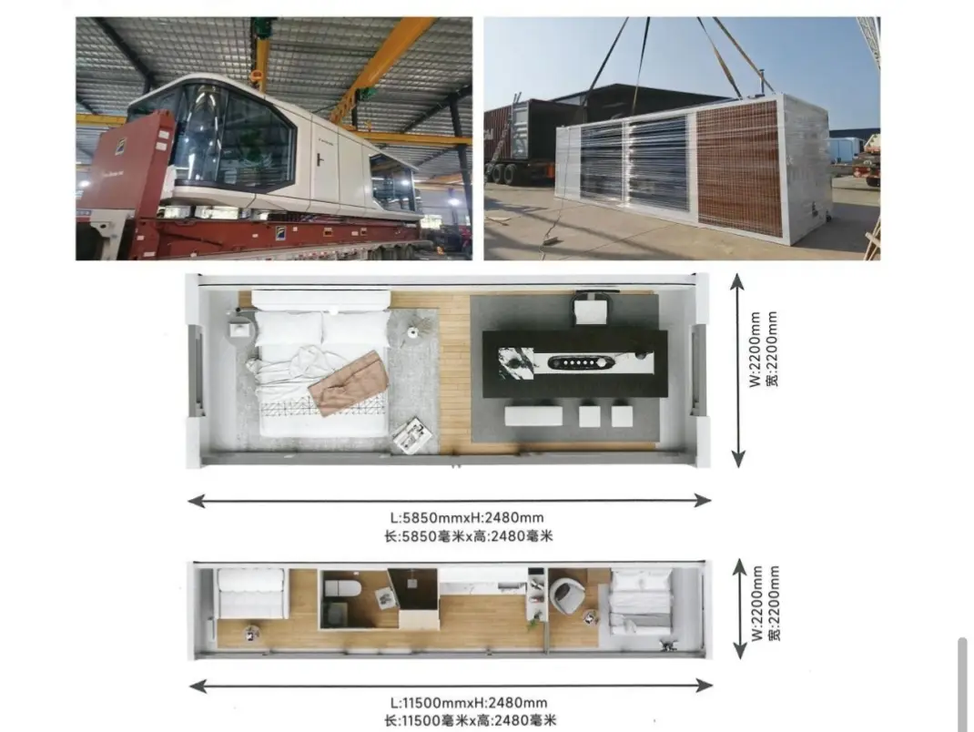 Export Container-loaded Version Fast-deploying Space Capsule House