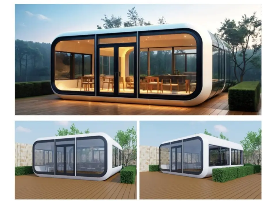 Tea Room Style Space Capsule House