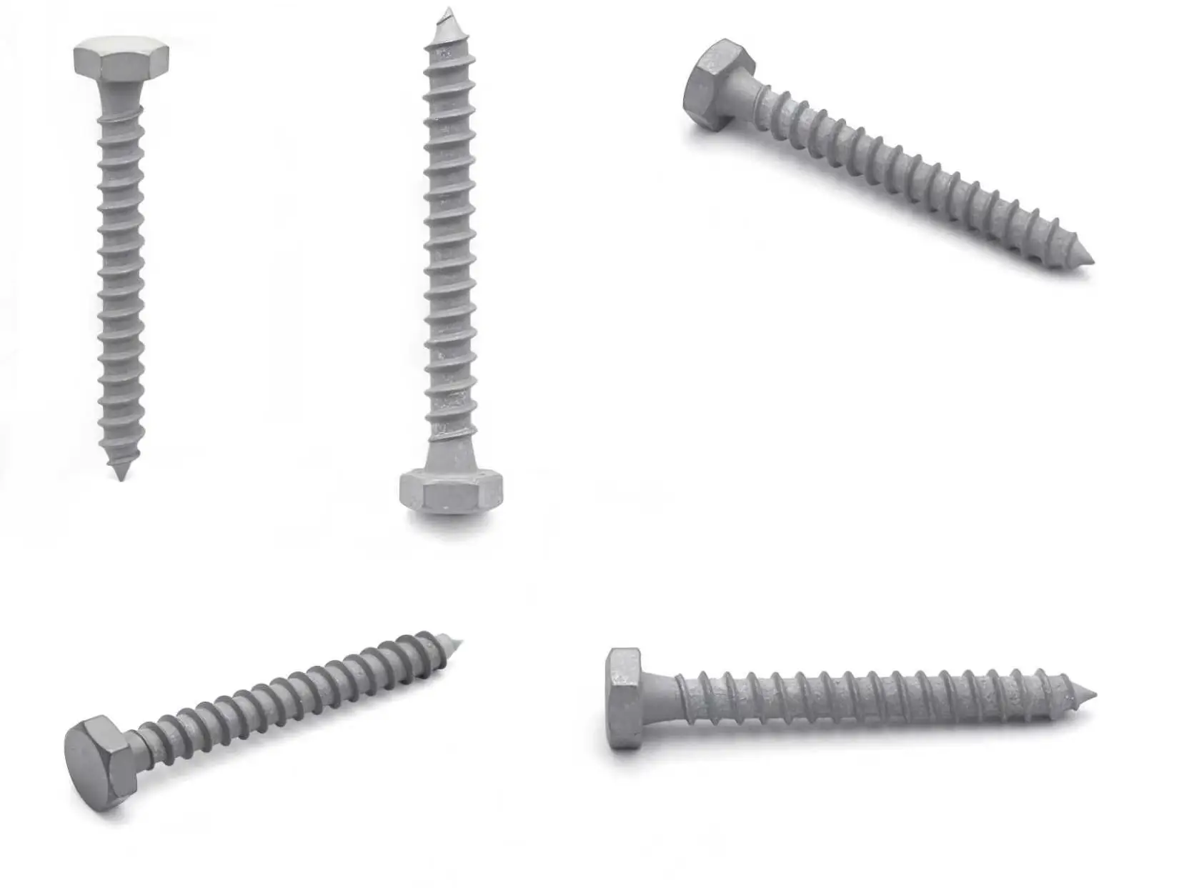 Hot‑dip Galvanized Hex Head Wood Screw
