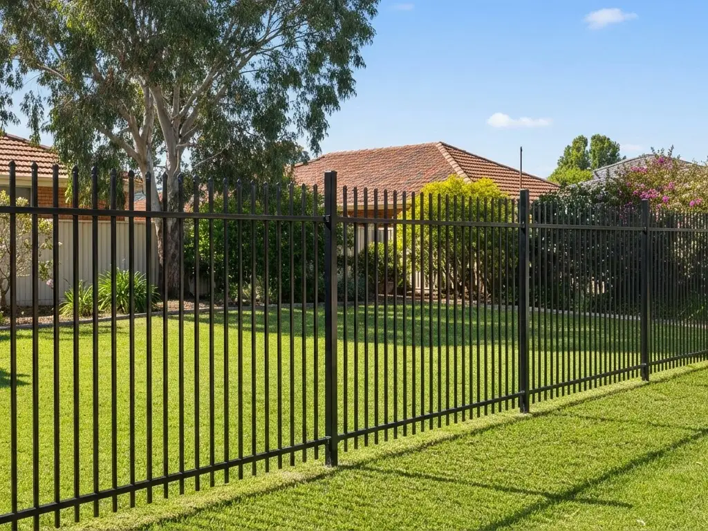 Spear‑Top Iron Fence
