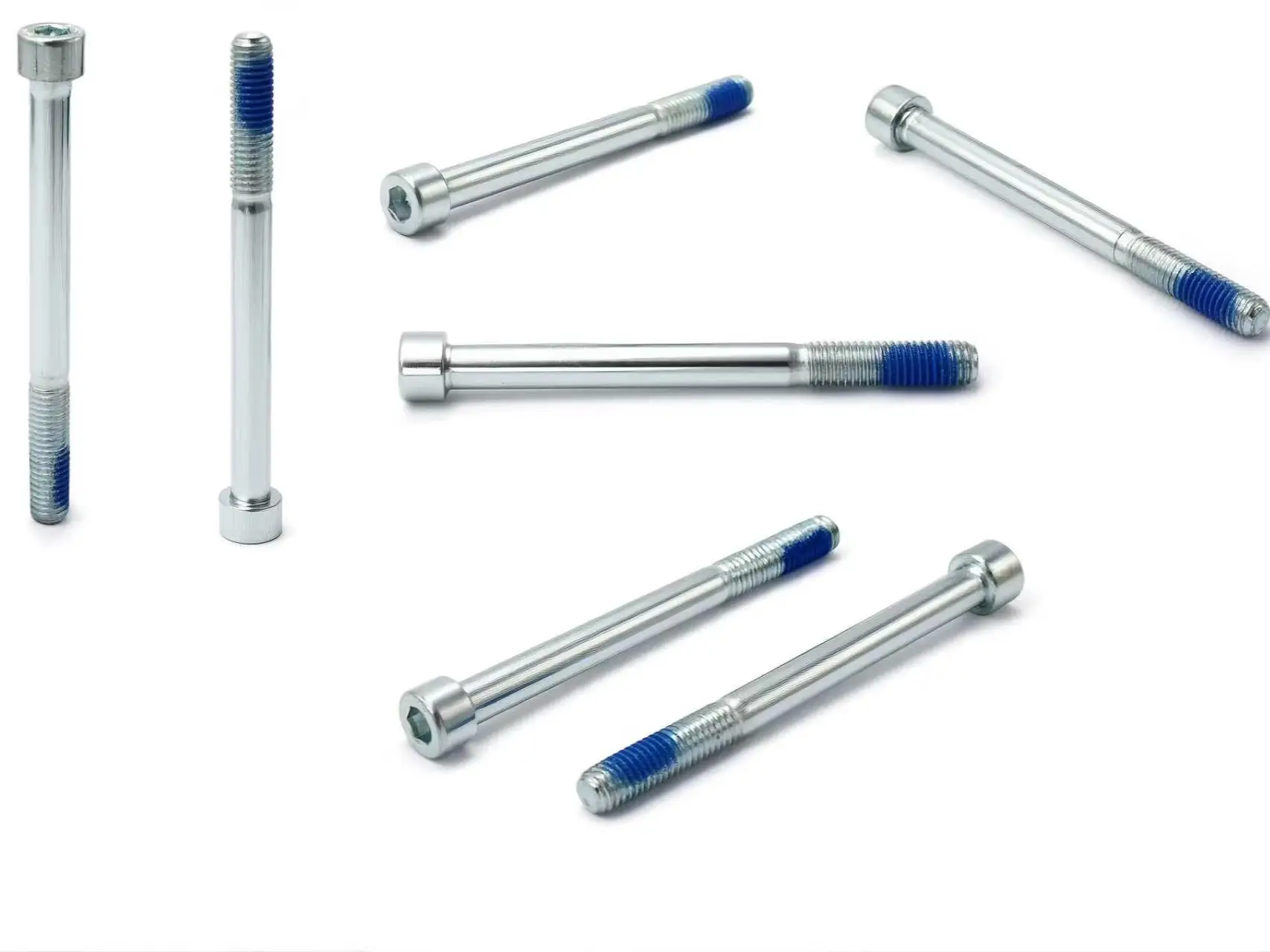 Half‑Threaded Hexagon Socket Cap Screw with Pre‑Applied Nylon Patch-55