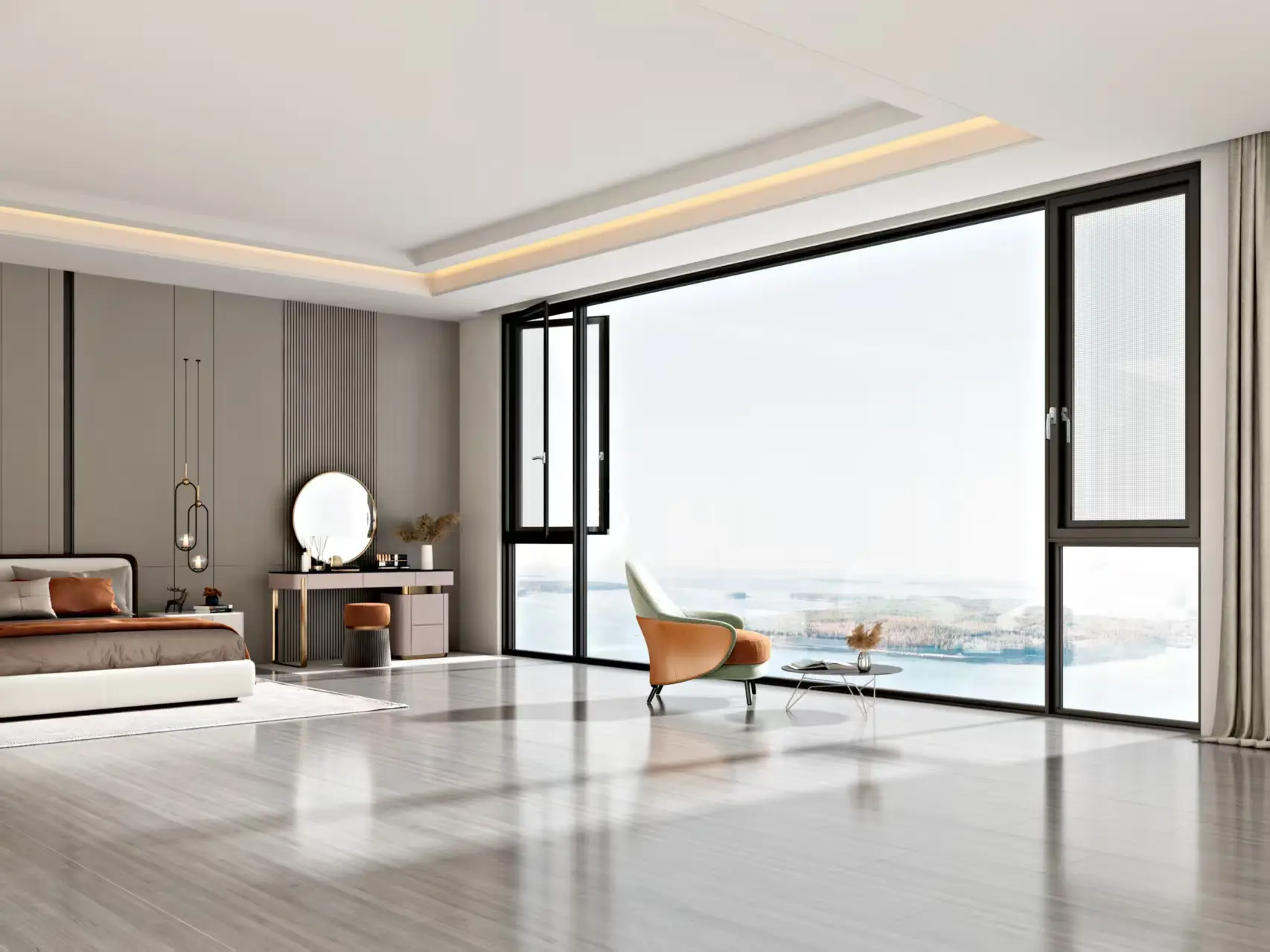 Outward‑Opening Integrated Window