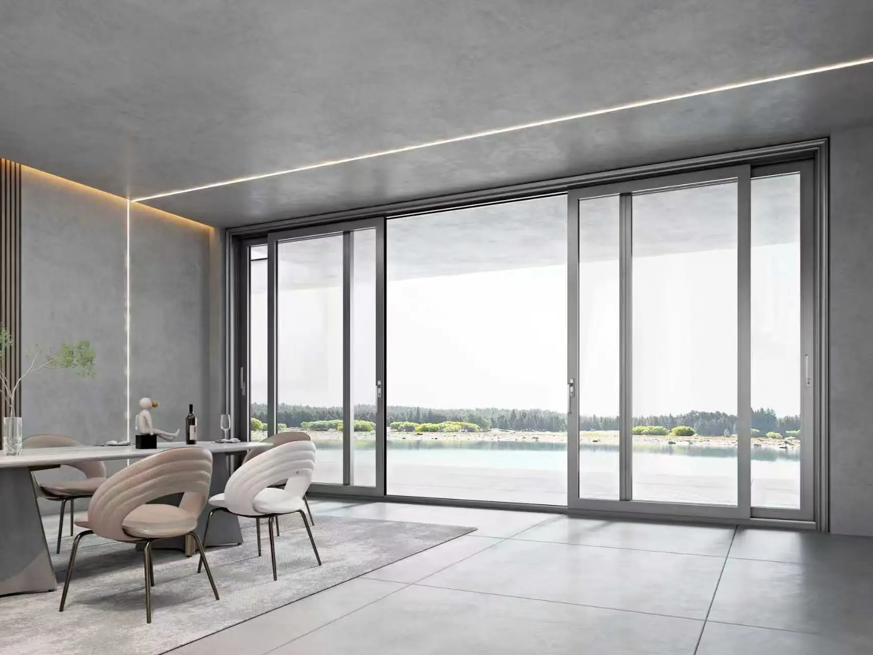 Heavy‑Duty Three‑Rail Lifting Sliding Door